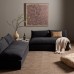 Grant 2-piece Sectional W/ Corner Table